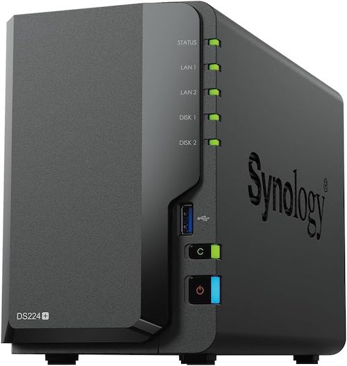 Serveur NAS Synology DS224+ 2 baies (boitier nu)